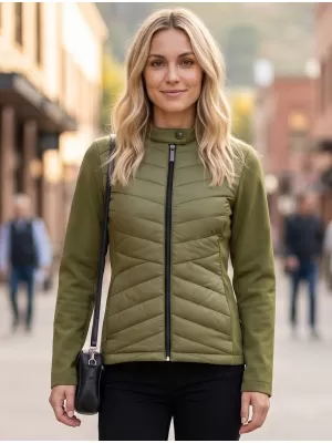 Hybridjacke für Damen MALFINI PREMIUM CROSS 556 AVOCADOGRÜN