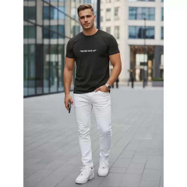  Herren-T-Shirt DSTREET NX5107R-BK SCHWARZ 
