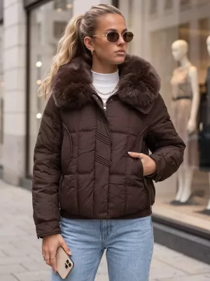 Damenjacke DSTREET TY6040 BRAUN