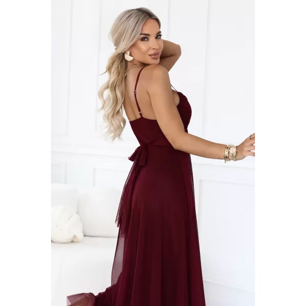  Damenkleid NUMOCO 681-3 BURGUND 