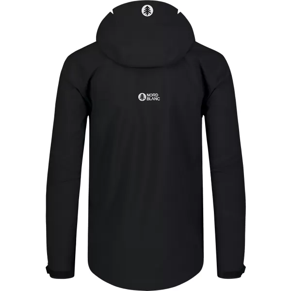  Wasserdichte Herrenjacke NORDBLANC FORTRESS NBSJM8312 SCHWARZ 
