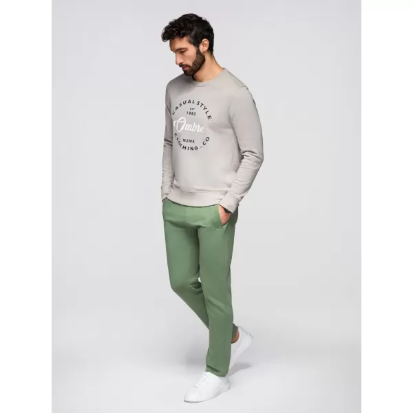  Herren-Jogginghose OMBRE OM-PABS-0304 GRÜN 