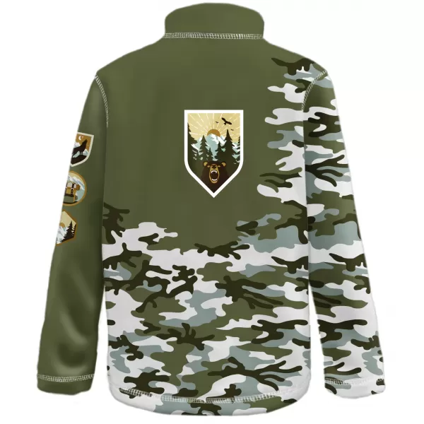 Funktions-Sweatshirt für Kinder WAMU MASKÁČ KHAKI 