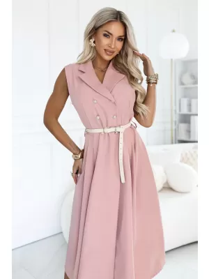 Damenkleid NUMOCO 596-6 PUDERROSA