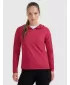 Funktions-Sweatshirt für Damen 4F WAW25TFSWF591 DUNKELROSA