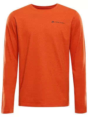 Schnelltrocknendes Herren-T-Shirt ALPINE PRO LOUS MANDARINEN-TANGO