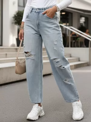 Damenhosen DSTREET UY2980 BLAU