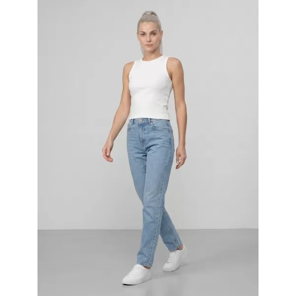  Damen-Tanktop 4F WMM00TSLEF299 WEIß 