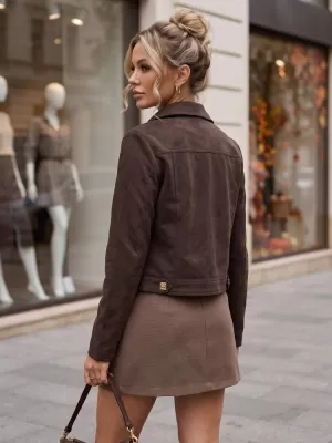 Damenjacke DSTREET TY5881 BRAUN
