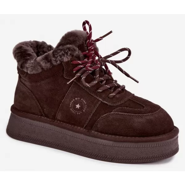  Schneemänner für Frauen BIG STAR SHOES UU274312 SCHOKOLADE 