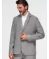 Herrenjacke OMBRE OM-BLZB-0130 BRAUNE MELANGE