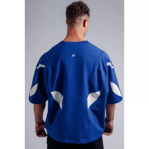  Übergroßes Pump-Cover-T-Shirt NEBBIA PRIMAL 871 BLAU 