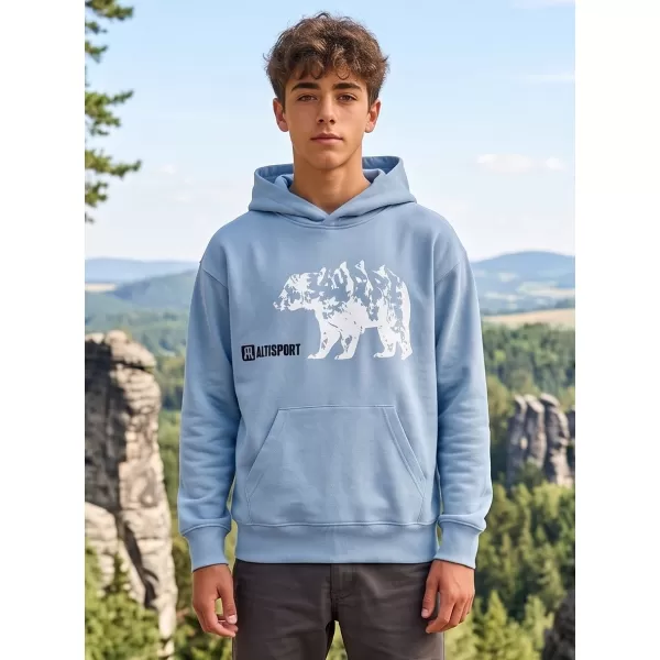 Kinder-Sweatshirt ALTISPORT ALM193422 HIMMELBLAU 