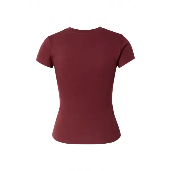  Damen-T-Shirt URBAN CLASSICS TB8569-22408 DUNKLES ZIEGELROT 