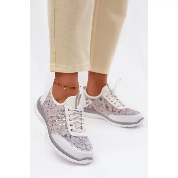  Damen-Sneaker D&A GR61-5990 WEIß 
