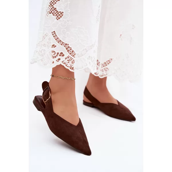  Ballerinas für Damen BOTO 9755 BRAUN 