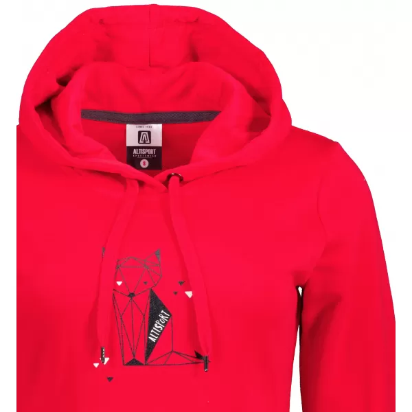  Erweitertes Damen-Sweatshirt ALTISPORT ALW091419 ROT 