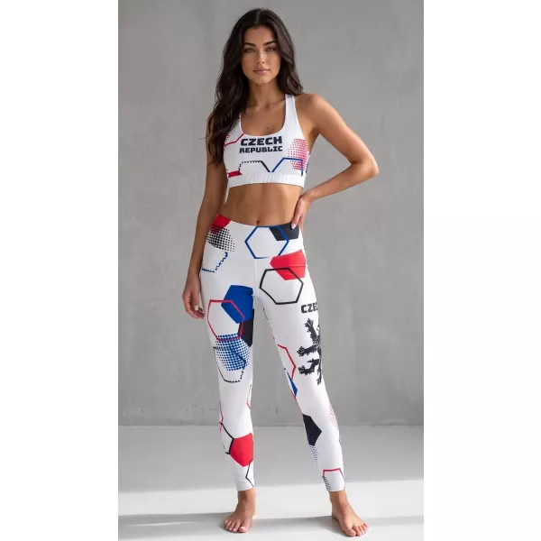  Damen Premium Long Funktionsleggings (neue Größen) ALTISPORT VOJ/ALW036LEG05 HEXA WEIß 