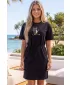 Kleid ALTISPORT ALW091816 SCHWARZ UND GOLD