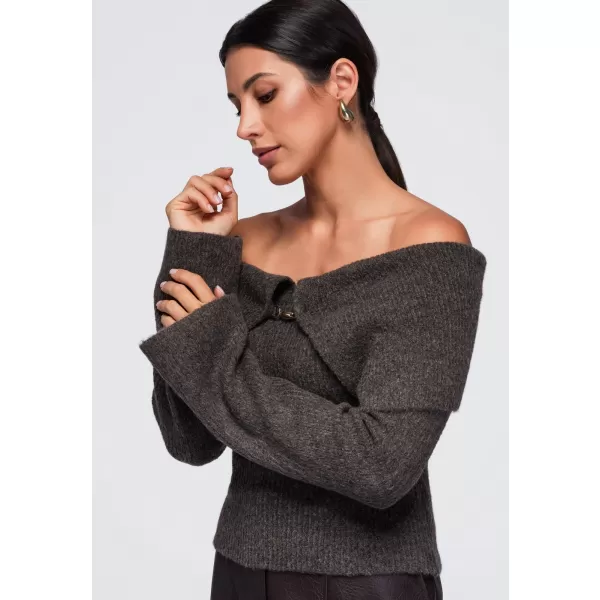  Damenpullover OMBRE OW-SW-E0011 BRAUN 