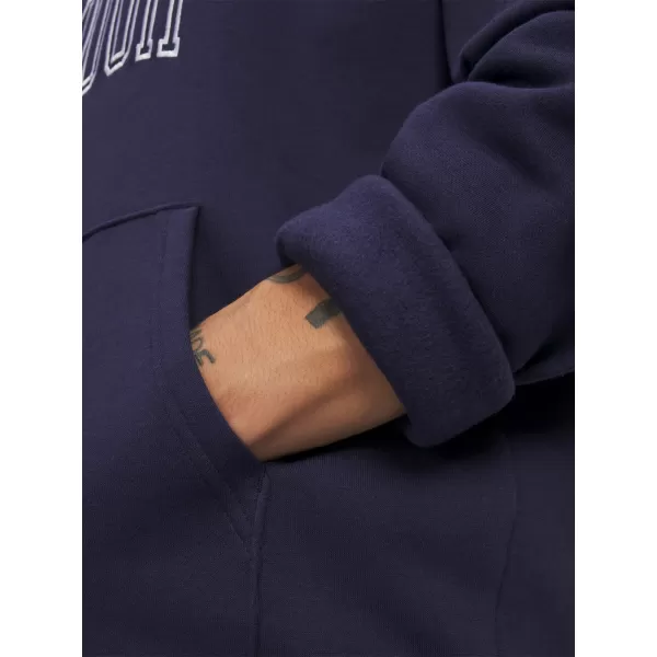  Herren-Sweatshirt UNDER ARMOUR RIVAL FLEECE NOV HOODIE 6009353-410 BLAU 