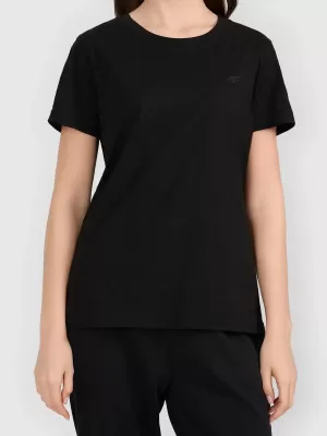 Damen-T-Shirt 4F WAW25TTSHF2350 TIEFSCHWARZ