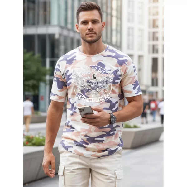  Herren-T-Shirt DSTREET NX2004R-BT-M BEIGE 