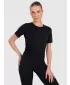 Funktions-T-Shirt für Damen 4F WAW25TFLOF433 TIEFSCHWARZ