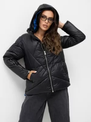Damenjacke SUBLEVEL D50048X44517A2 SCHWARZ