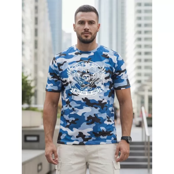  Herren-T-Shirt DSTREET NX2004R-SK-M BLAU 