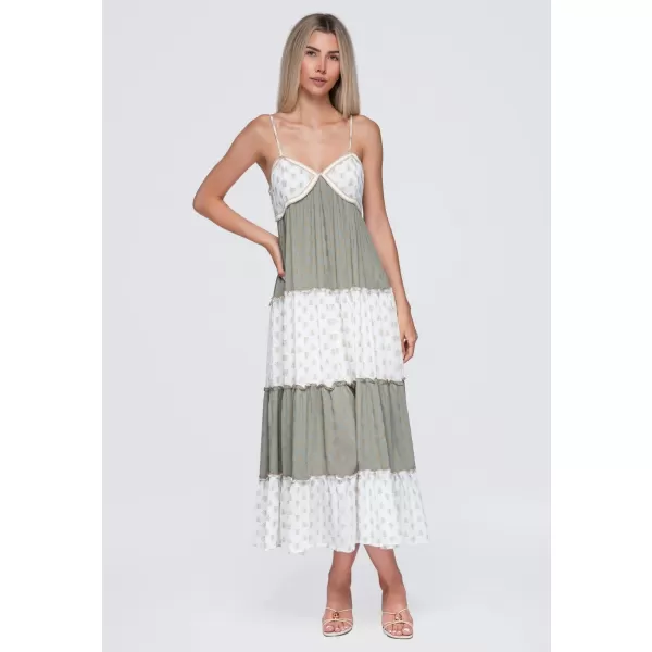  Kleid OMBRE OW-DLR-E0007 GRÜN 