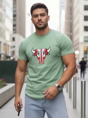 Herren-T-Shirt DSTREET RX4930 HELLGRÜN