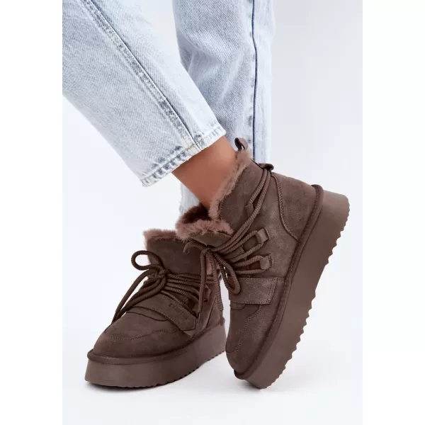  Damenschuhe BIG STAR SHOES UU274315 BRAUNE/BEIGE SCHATTEN 