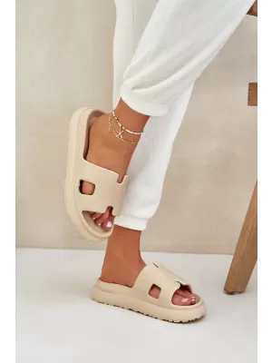 Damenhausschuhe BOTO BG198 KHAKI