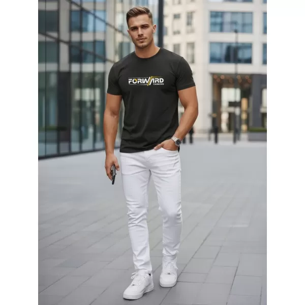  Herren-T-Shirt DSTREET NX0145R-BK SCHWARZ 