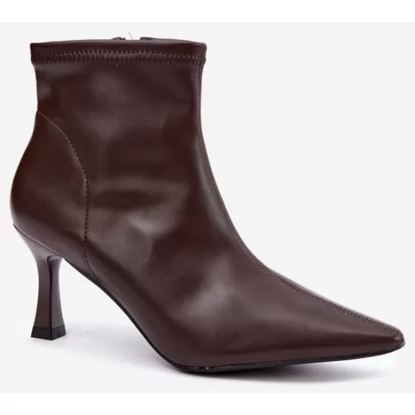  Damen-Stiefeletten BOTO 7107 SCHOKOLADE 
