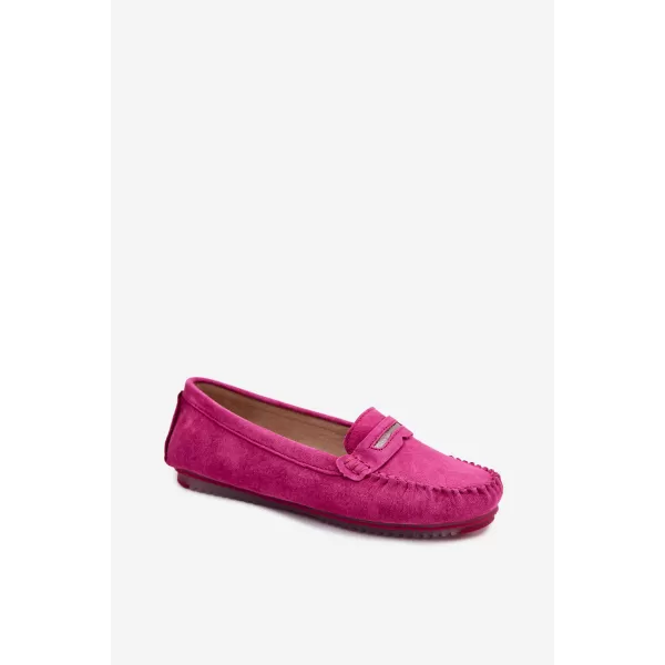  Damenmokassins S.BARSKI LR61-7029 FUCHSIE 