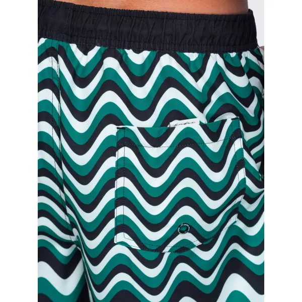  Herrenshorts OMBRE OM-SRSS-0221 GRÜN UND SCHWARZ 