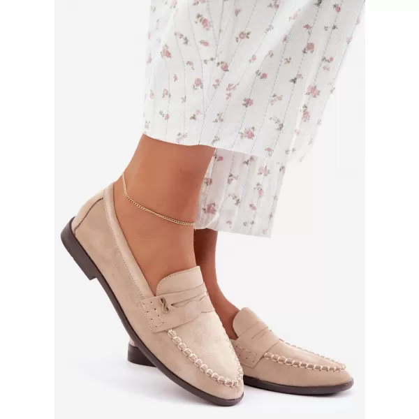  Damenmokassins BOTO G523 BEIGE 