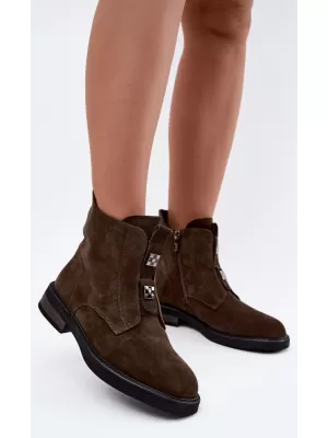Damenschuhe D&A CR62-3334 KHAKI