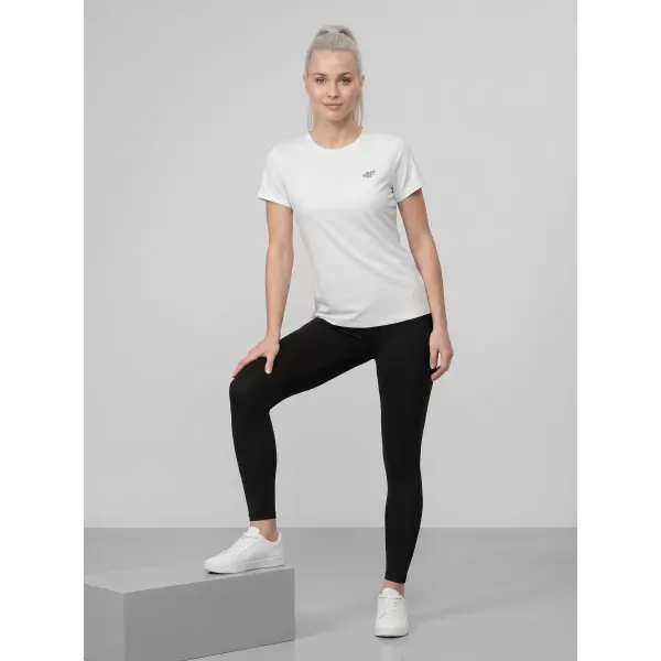  Damen-T-Shirt 4F WMM00TTSHF3308 WEIß 