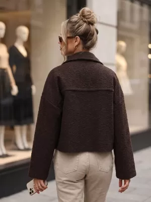 Damenjacke DSTREET TY6058 BRAUN