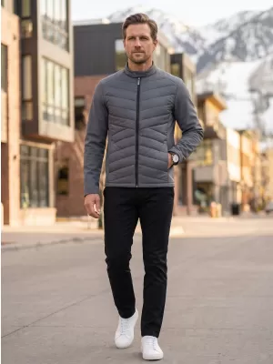 Hybridjacke für Herren MALFINI PREMIUM CROSS 555 HELLES ANTHRAZIT