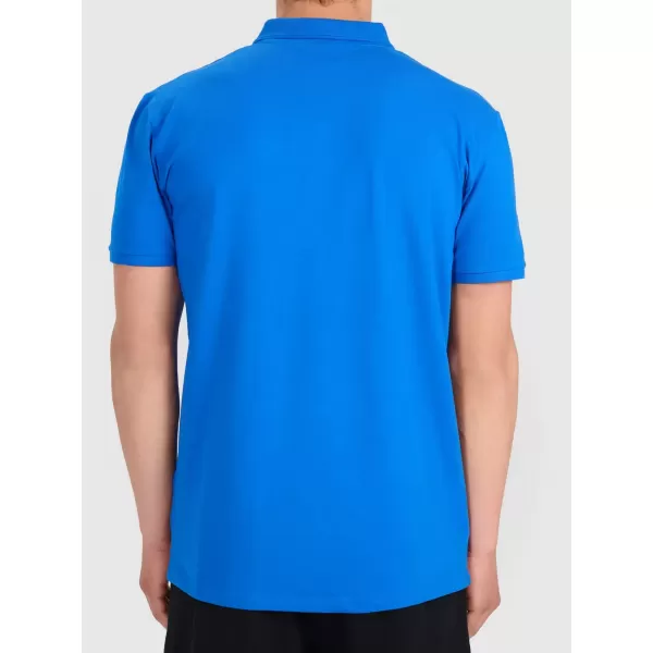  Herren-T-Shirt mit Kragen 4F WMM00TPTSM0770 BLAU 