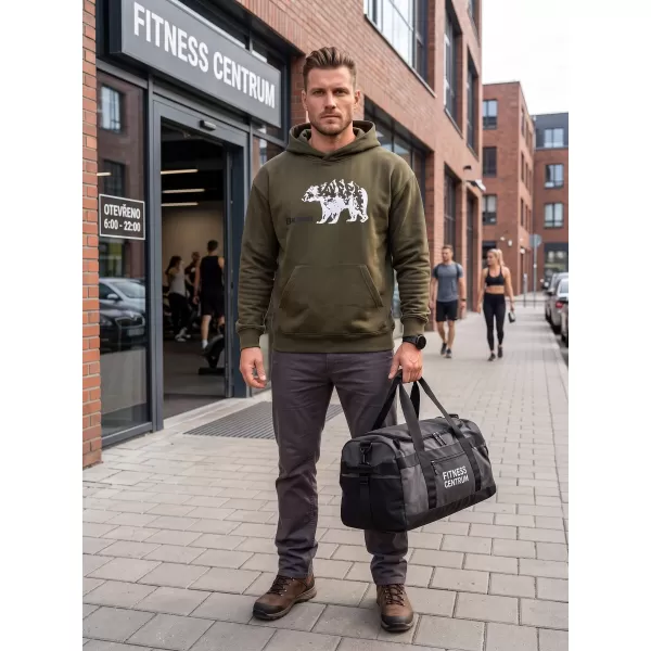  Herren-Sweatshirt ALTISPORT ALM193422 MILITÄR 