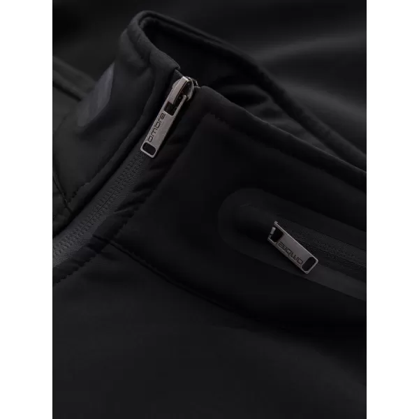  Kapuzenjacke für Herren OMBRE OM-JANP-0233 SCHWARZ 