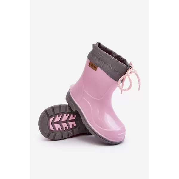  Gummistiefel für Kinder BOTO 951 PINK ROSA/GRAU 