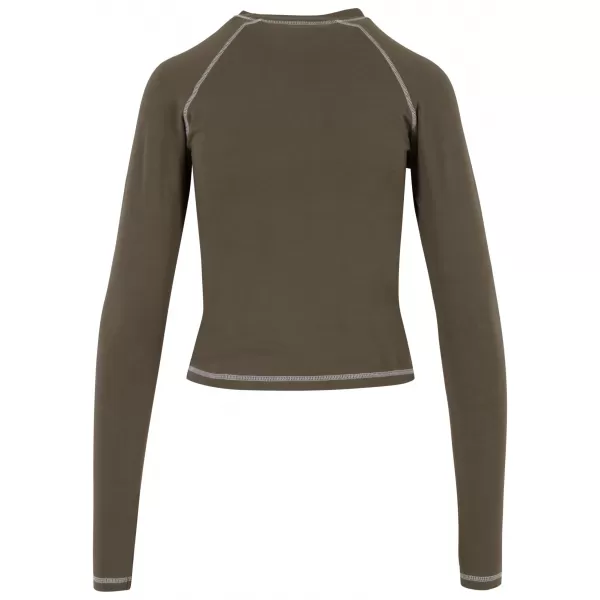  Damen-T-Shirt URBAN CLASSICS TB7730 OLIVE 