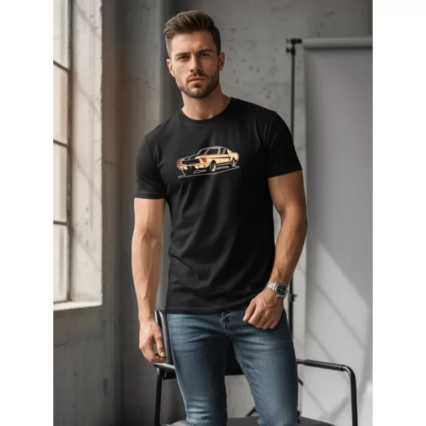  Herren-T-Shirt DSTREET NX051R SCHWARZ 