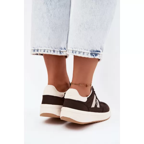  Damen-Sneaker BIG STAR SHOES UU274024 BRAUN/BEIGE 